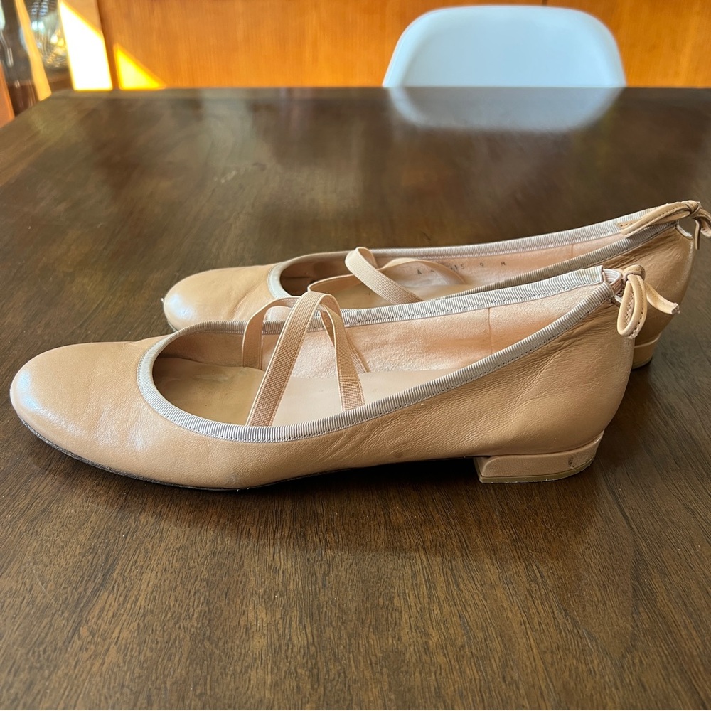 Stuart Weitzman Beige Ballet Flat Shoes Women’s 9